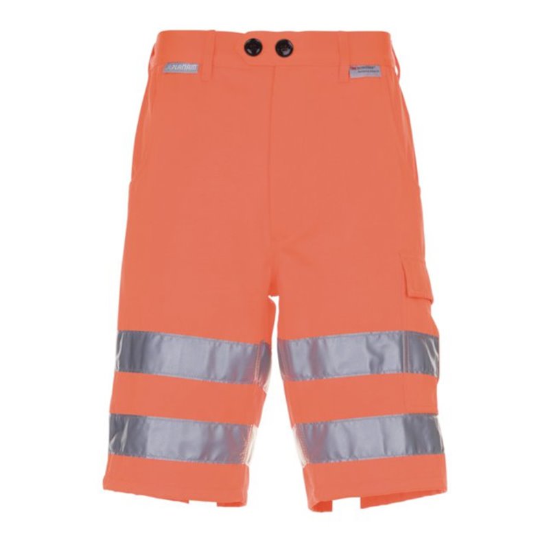 Planam Warnschutz Shorts uni orange