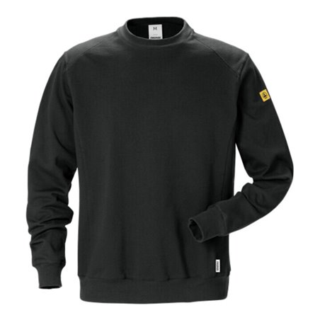 Fristads ESD Sweatshirt 7083 XSM Schwarz (Herren)