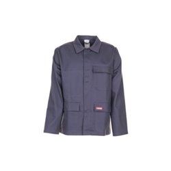 Planam Jacke 400g/m² Hitze-/Schweißerschutz grau