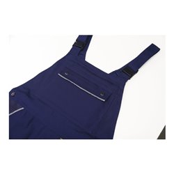 Planam Latzhose Canvas 320 braun/schwarz