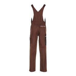 Planam Latzhose Canvas 320 braun/schwarz