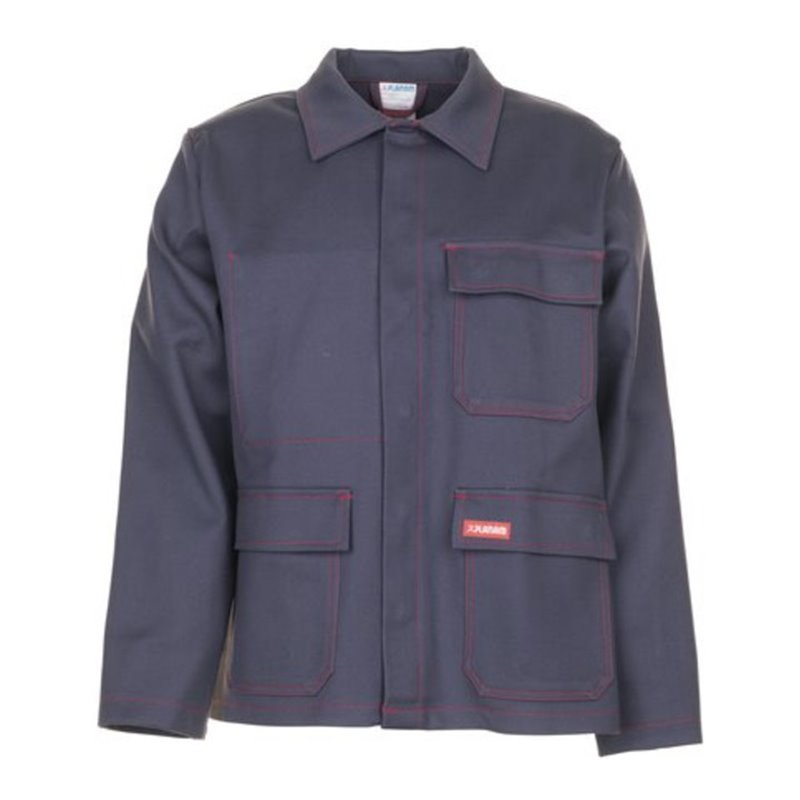 Planam Jacke 500g/m² Hitze-/Schweißerschutz grau