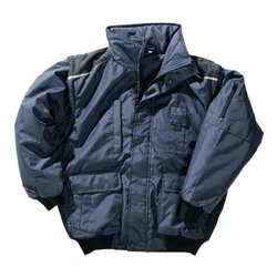 NOW Pilotenjacke marine/schwarz