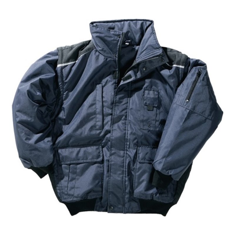 NOW Pilotenjacke marine/schwarz