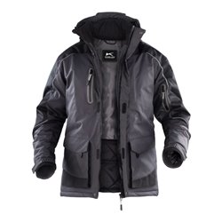 Kübler Wetter-Dress Jacke 1541 dunkelgrau/schwarz