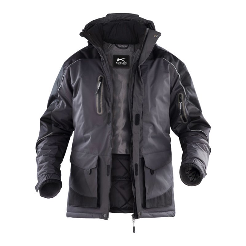 Kübler Wetter-Dress Jacke 1541 dunkelgrau/schwarz