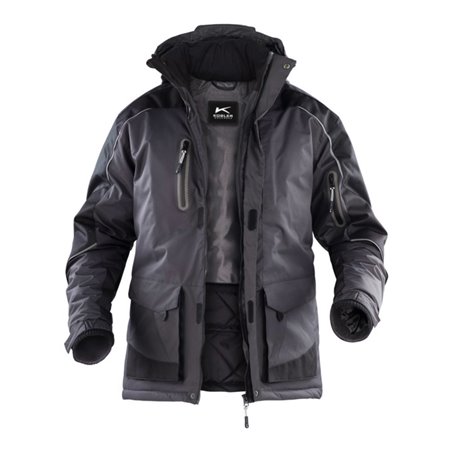 Kübler Wetter-Dress Jacke 1541 dunkelgrau/schwarz