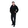 NOW Promat Fleecejacke Sportline winddicht schwarz