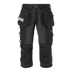 Fristads Stretch-3/4-Hose 2531 CYD Schwarz (Herren)