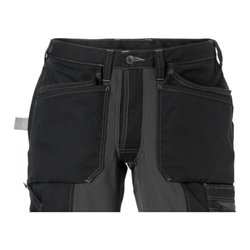 Fristads Stretch-3/4-Hose 2531 CYD Schwarz (Herren)