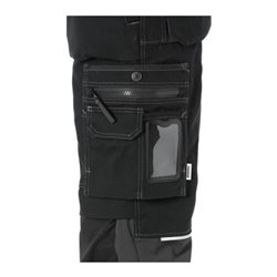Fristads Stretch-3/4-Hose 2531 CYD Schwarz (Herren)
