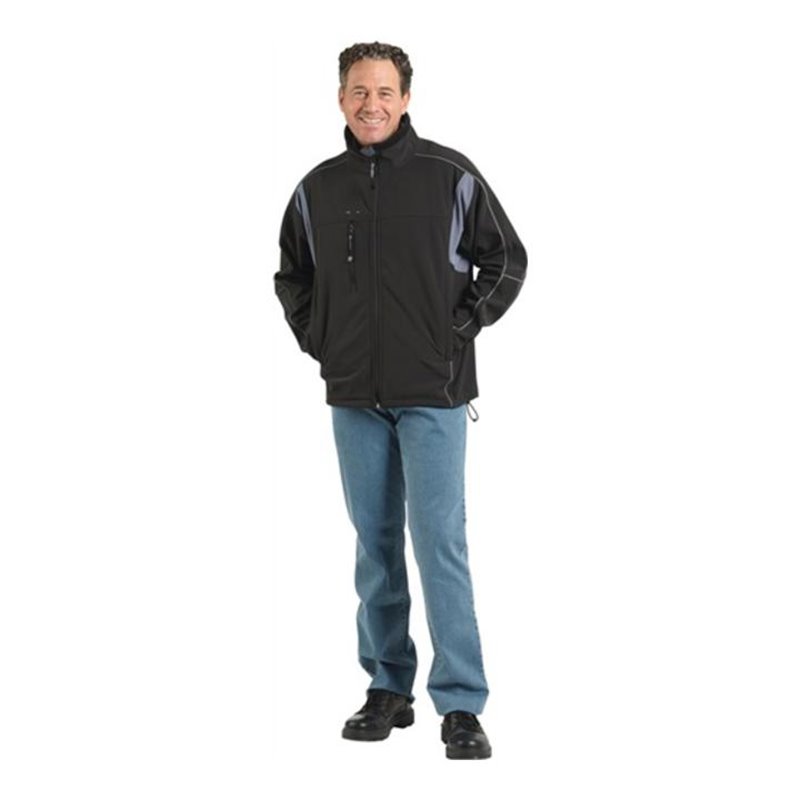 NOW Softshelljacke schwarz/grau