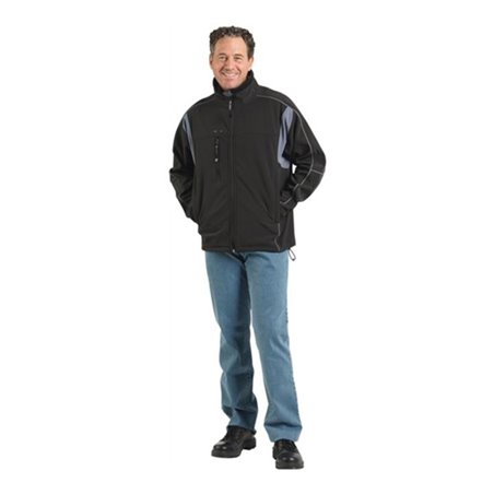 NOW Softshelljacke schwarz/grau