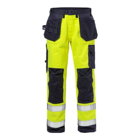 Fristads Flame High Vis Handwerkerhose Kl. 2 2584 FLAM (Herren)