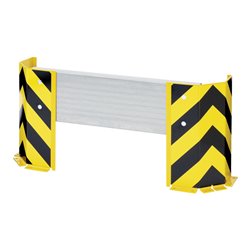 Bito Schutzplanken-Set mit Bolzenanker Eckschutz beidseitig verzinkt 400 mm