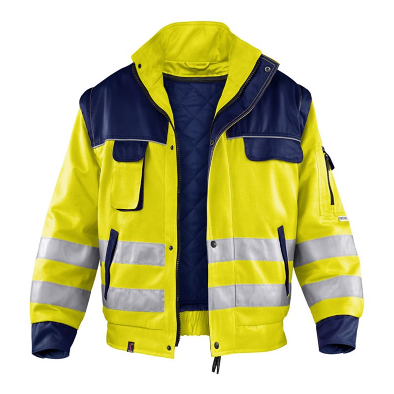 Kübler Wetter-Dress Jacke 1687 warngelb/dunkelblau