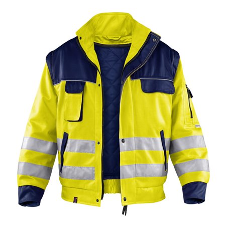 Kübler Wetter-Dress Jacke 1687 warngelb/dunkelblau
