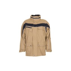 Planam Allwetterjacke Plaline sand/schwarz