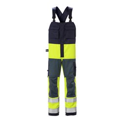Fristads Flame High Vis Latzhose Kl. 2 1584 FLAM (Herren)