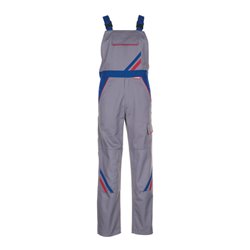 Planam Latzhose Highline zink/kornblau