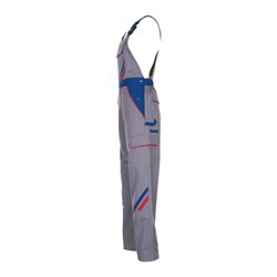 Planam Latzhose Highline zink/kornblau