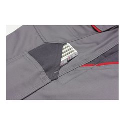 Planam Latzhose Highline zink/kornblau