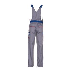 Planam Latzhose Highline zink/kornblau
