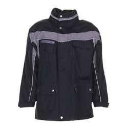 Planam Allwetterjacke Plaline schwarz/zink