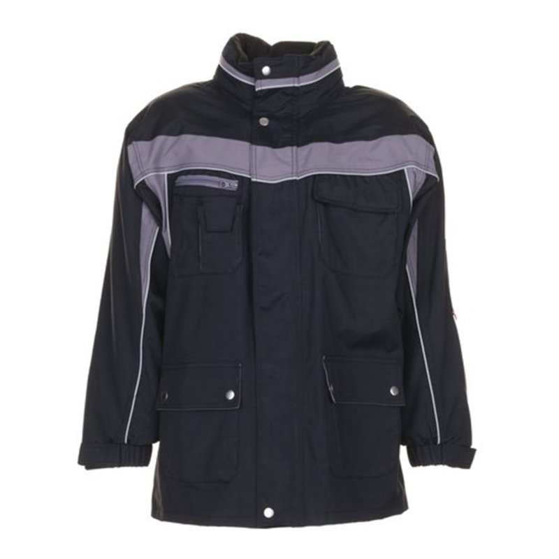 Planam Allwetterjacke Plaline schwarz/zink