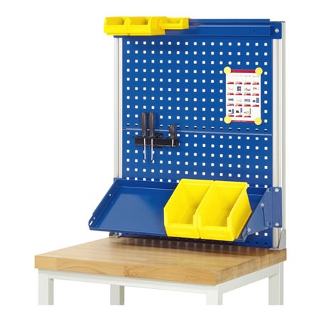 Rau System-Aufbau zur Montage auf Arbeitsplatte T350xH900mm, enzianblau