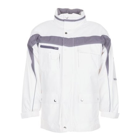 Planam Allwetterjacke Plaline weiß/zink