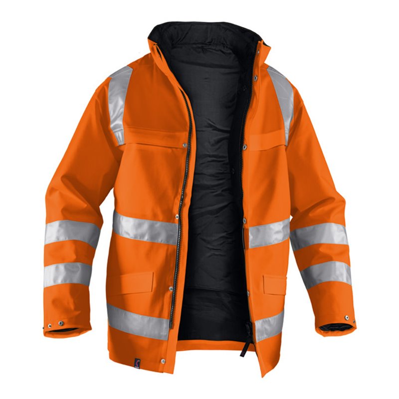 Kübler Wetter-Dress Jacke 1965 warnorange