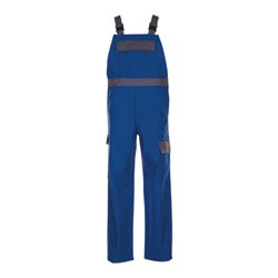 Planam Latzhose Major Protect kornblau/grau