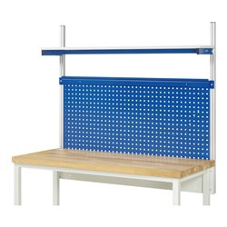 Rau System-Aufbau - Set 01 T350xH1130mm, Gestell lichtgrau, Ausstattung enzianblau