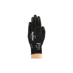 Ansell Handschuhe SensiLite 48-101 Nylon mit Polyurethan schwarz