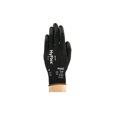 Ansell Handschuhe SensiLite 48-101 Nylon mit Polyurethan schwarz