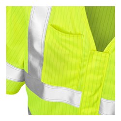Fristads Flame High Vis Weste Kl. 3 5023 FHA Gelb (Herren)