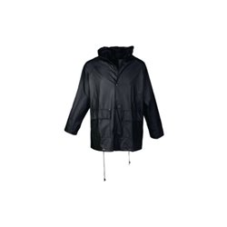 Asatex Regenjacke PU-Stretch mit Kapuze EN343 Kl.2 schwarz