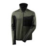 Mascot Fleecepullover mit kurzem Reißverschluss Microfleecejacke mossgrün/schwarz
