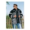 Steppjacke Kombijacke 5in1 grau/schwarz