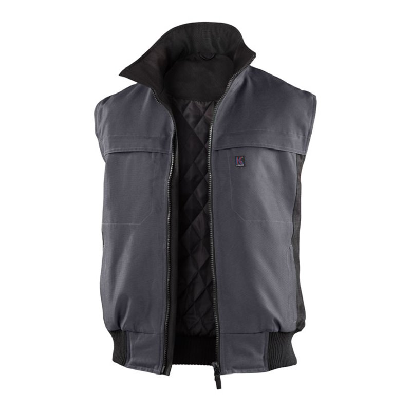 Kübler Wetter-Dress Weste 7168 anthrazit/schwarz