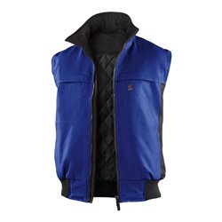 Kübler Wetter-Dress Weste 7168 kornblumenblau/schwarz