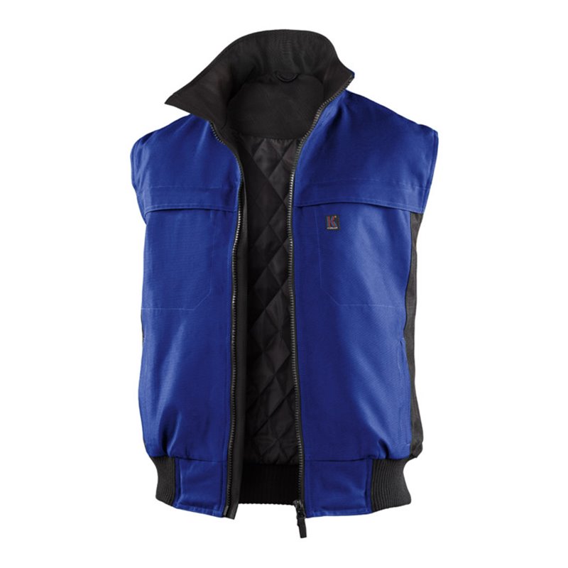 Kübler Wetter-Dress Weste 7168 kornblumenblau/schwarz