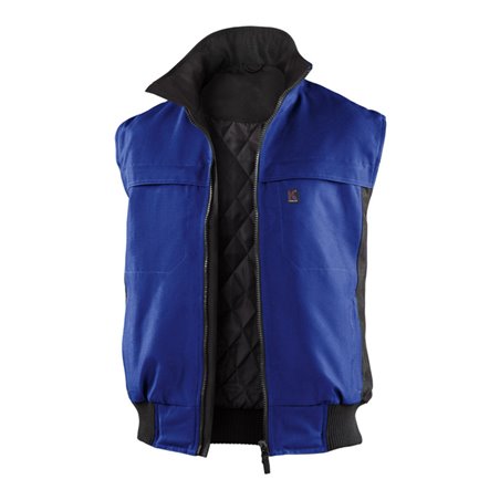 Kübler Wetter-Dress Weste 7168 kornblumenblau/schwarz