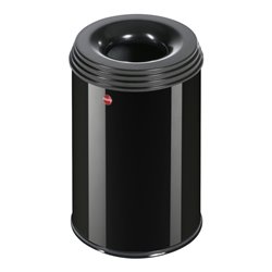 Hailo ProfiLine Safe, Flammenlöschender Papierkorb, Schwarz