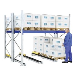 Bito Großfachregale mit Spanplattenböden GFR25.26GL B 2066 mm x H 2500 mm x T 624 mm