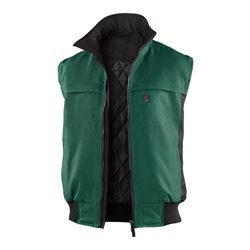 Kübler Wetter-Dress Weste 7168 moosgrün/schwarz