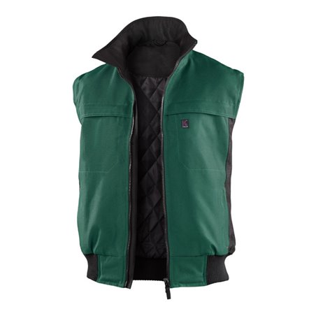 Kübler Wetter-Dress Weste 7168 moosgrün/schwarz
