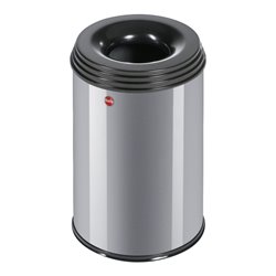 Hailo ProfiLine Safe, Flammenlöschender Papierkorb, Silber