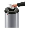 Hailo ProfiLine Safe, Flammenlöschender Papierkorb, Silber